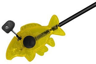 Swinger Indicator Cu Contragreutate Pentru Lansetă Delphin Carpy Culoare Galben Iluminare