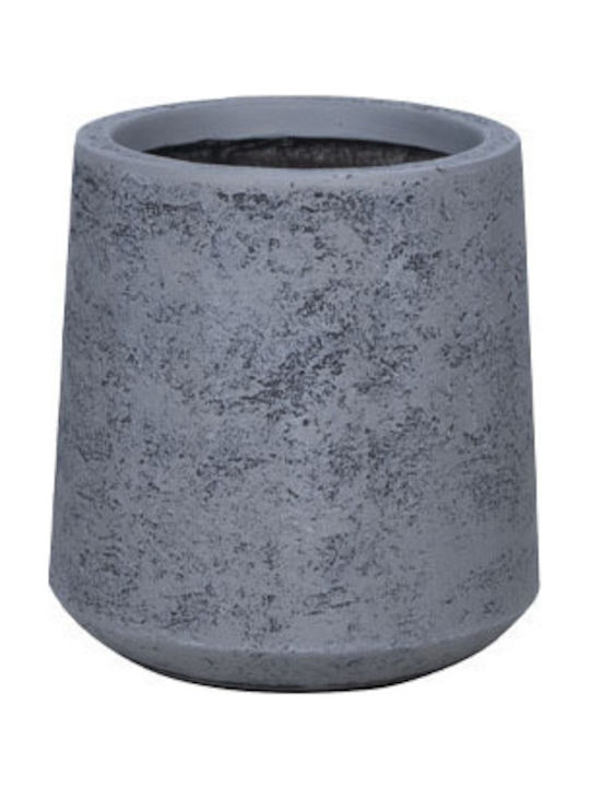 Marhome Planter Fiberglass Gray 28x28x30cm.