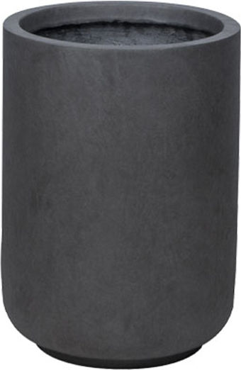 Marhome Planter Fiberglass Black 28.5x28.5x40cm.