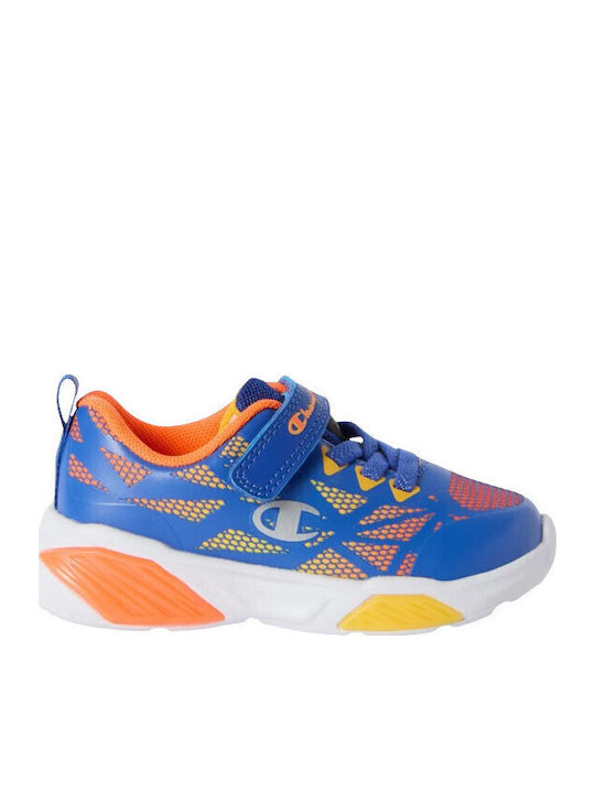 Champion Kids Sneakers with Scratch & Lights Blue