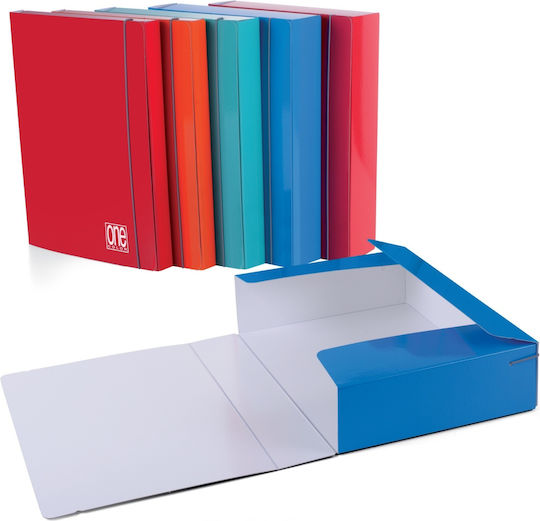 A4 Klemmbrett Elastband Glänzendes Laminierte Pappe Rote 24x34x7