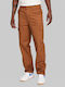 Club Men's Cargo Elastic Brown Trousers