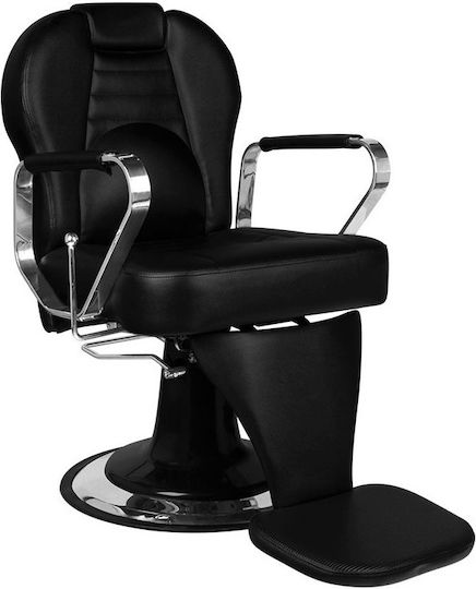 Salon Tech Καρέκλα Barbier Schwarz mit verstellbarer Höhe