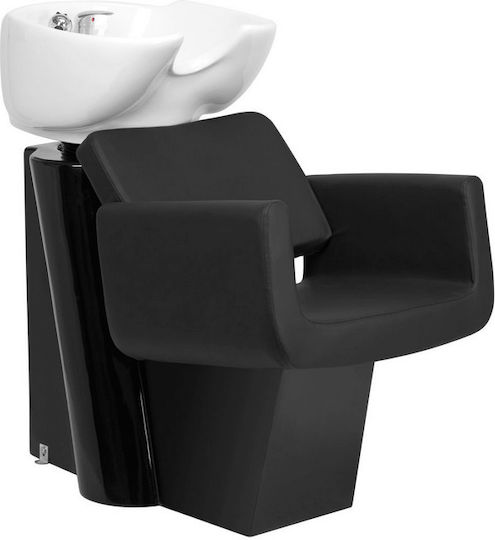 Salon Tech Chiuvetă Staționară Cu Scaun Negru Din Piele