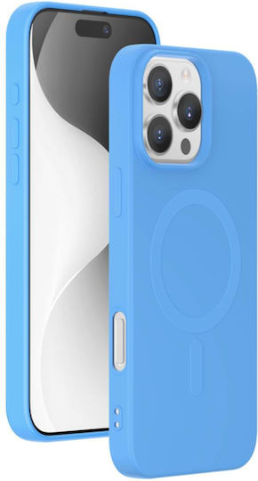 Husă Protectoare Bigben iPhone 16 Pro Max Compatibil Cu Magsafe Albastru