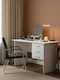 Desk Oliver Wooden Leuko 120x55x75cm