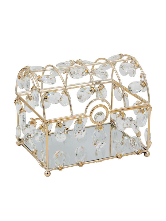 Keskor Decorative Tray with Mirror 23x16x19cm