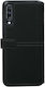 Husă Façonnable Samsung Galaxy A70 Book Sellier Lacquered Buton Negru
