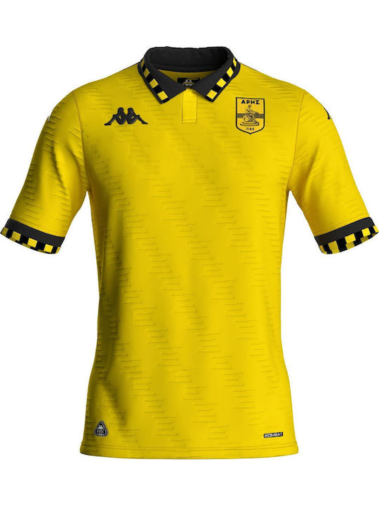 Kappa Kombat Kinder Offizielle Auswärtssportfan Trikot Aris Fc 2025/26 Gelb