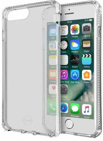 Itskins Case iPhone SE 2022 SE 8 7 6s 6 Reinforced Spectrum Clear Transparent