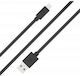 Bigben Connected Usb A Lightning Cable 2m 2.4a Black