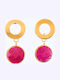 The Gem Stories Earrings Gold Plated with Stones