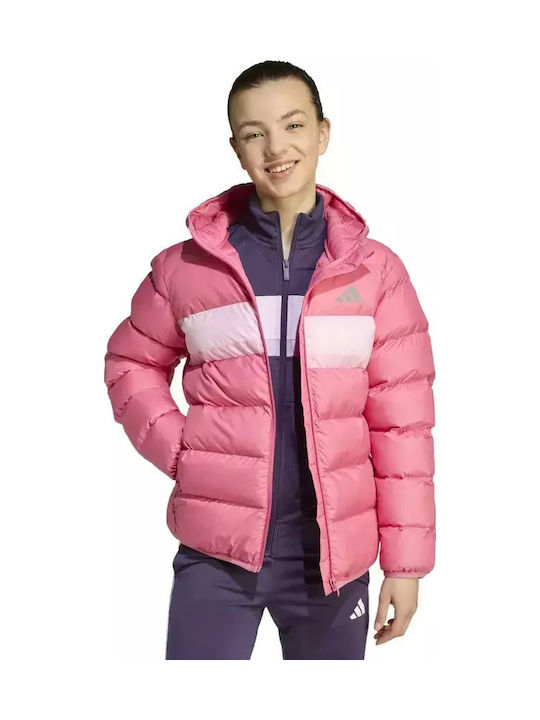 adidas Kids Sports Jacket Pink