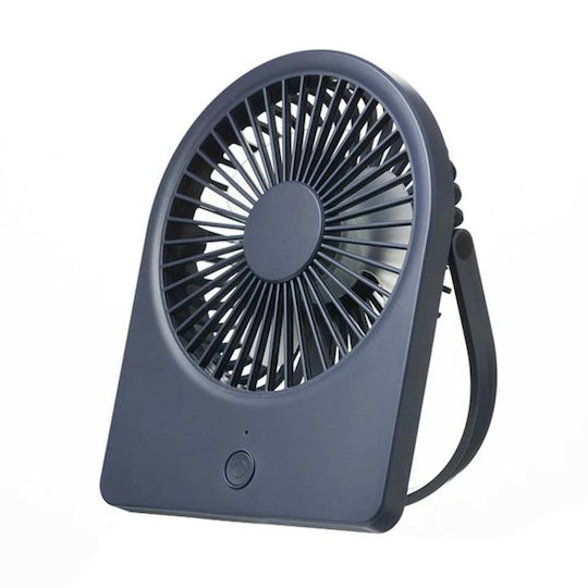 Mini Portable Fan Ct-108 Usb 2w Compact Lightweight Set Sticker Blue