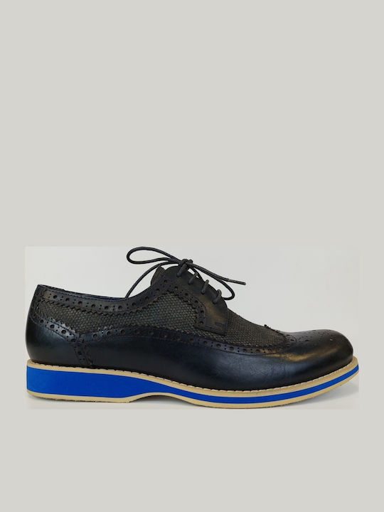 Δερμάτινα Ανδρικά Oxfords Μπλε