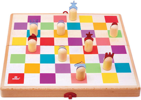 Svoora Table/Șah din Lemn cu Pioni