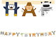 Garland Happy Birthday Animals