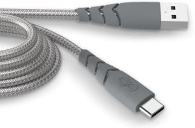 Force Power Ultra-reinforced Usb A Usb C Cable 3m 3a Grey