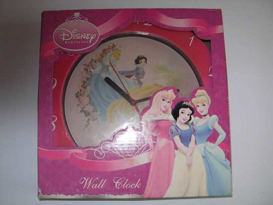 Disney Παιδικό Ρολόι Τοίχου Princess Disney Παιδικό Ρολόι Τοίχου Princess