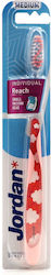 Jordan Individual Zahnbürste Mittel Red