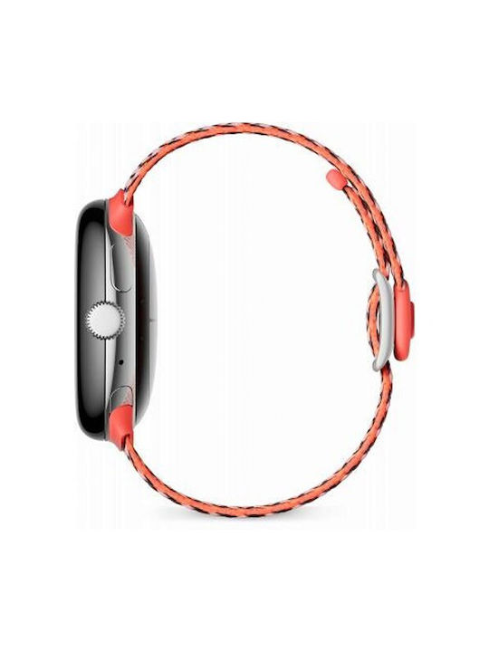 Google Gewebtes Armband Pixel Watch Einheitsgröße Koralle