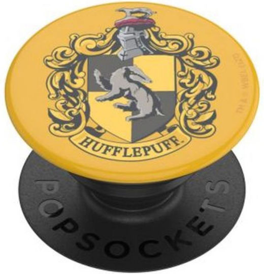 Popsockets Pop Grip Standard Smartphones Hufflepuff Logo Black Yellow