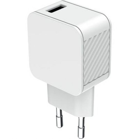 BigBen Connected Încărcător Fără Fir Cu Port USB-C 12W Alb