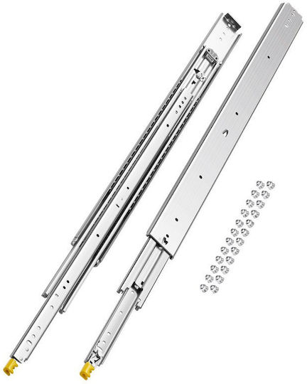 Vevor 1 Pair 18-60 In Soft-close Drawer Slides Ball Bearing Full Extension