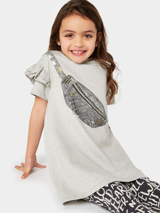 Kinderkleid Set mit Accessoires Gray
