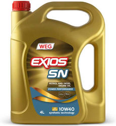 WEG Exios SN Synthetic Oil 10W-40 4lt WEG Exios SN Synthetic Oil 10W-40 4lt