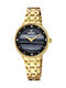 Festina Damen Uhr mit Gold Metallarmband