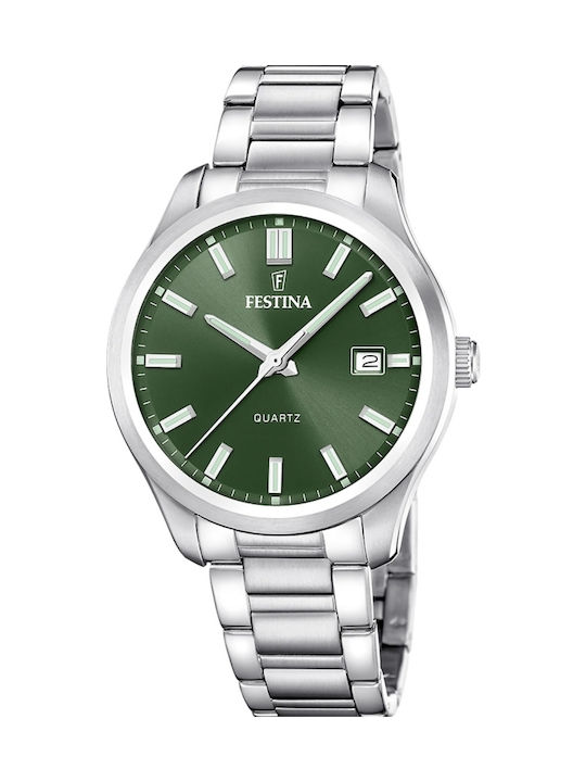 Festina Men's Watch 42mm Battery with Silver Me...