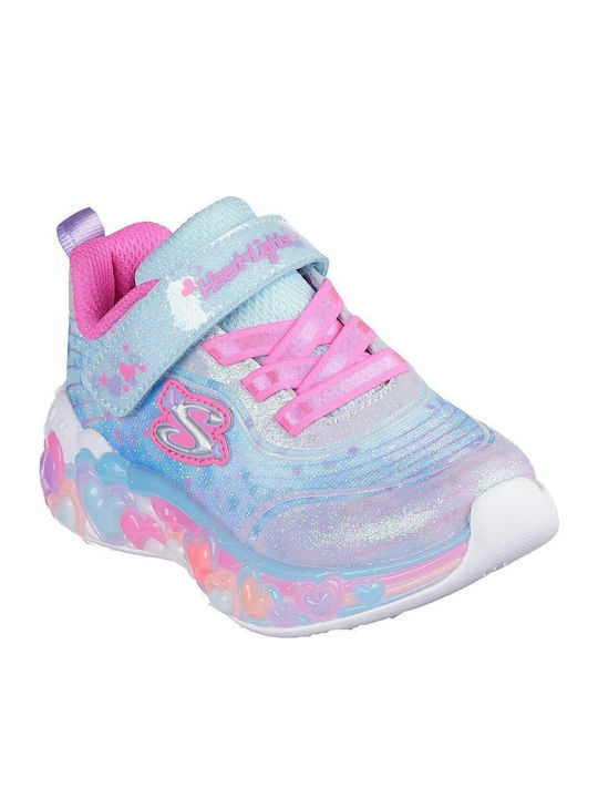 Skechers Heart Παιδικά Sneakers με Σκρατς & Φωτ...