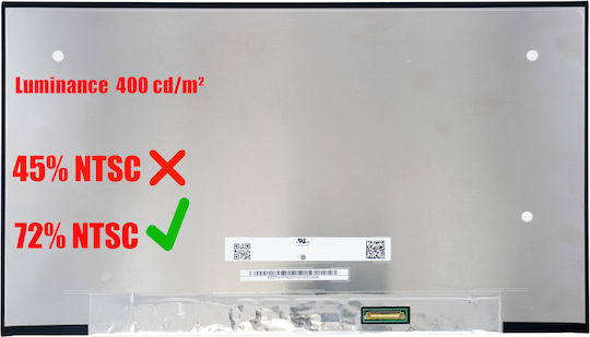 Monitor 14" LED / Slim / 60Hz 1920x1080 Matte 30 Pin for Laptop Dell Latitude 3420, 5420, 5421, 5430, 5431