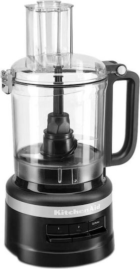 Kitchenaid Procesor Alimentar Multifuncțional 240W cu Recipient 2.1lt și Vas Blender Negru
