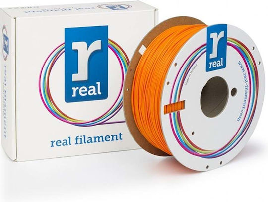 Real Filament PLA 3D Printer Filament 1.75mm Fluorescent Orange 1τμχ (Spool)