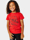 Set Kinder-T-Shirts Rot