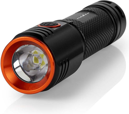 Nedis Lanternă LED 20W 2000lm IPX6 Rază 180m Reîncărcabilă USB-C Neagră