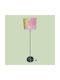 Oxygen Pink Fluo Φωτιστικό Δαπέδου Υ165.35xΜ20εκ. με Ντουί για Λαμπτήρα E27 Ροζ