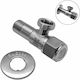 Water Switch Corner 1/2" 3/4" Silver 23729