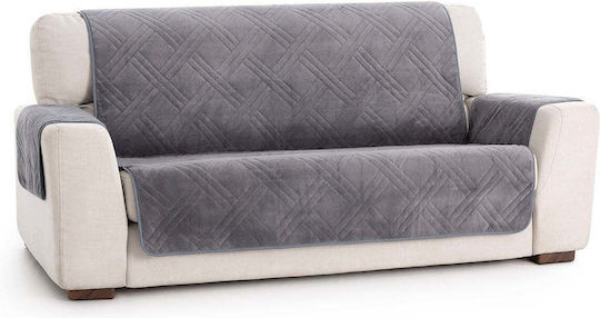 Sofazip Ελαστικό Κάλυμμα Διθέσιου Καναπέ Grey 130εκ.