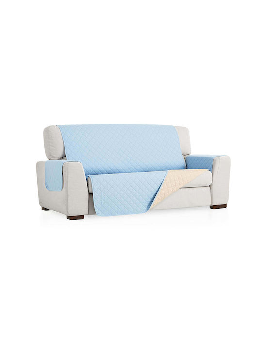Sofazip Elastische Abdeckung für Zweisitziges Sofa Azure-beige 110εκ. 1Stück SZMATAZBE