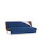 Sofazip Husă Elastică Canapea cu două locuri Navy Blue 140εκ. 1buc SZMATFBBLMGRI