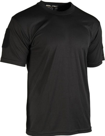 Mil-tec Tricou Operațional Quick Dry Negru Mărimea Xlarge