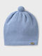 Kids Beanie Knitted Light Blue