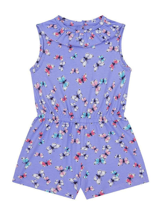 Kids' Fabric Jumpsuit Shorts/Bermudas Purple