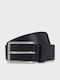Erman Men's Belt Leather Navy Blue