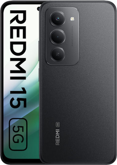 Xiaomi Redmi 15 NFC 5G Dual SIM (8GB/256GB) Mignight Black