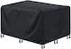 Impermeabil Protecție Capac Canapea 180x120x74buc în Culoare Negru 1buc