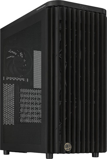 Asus ProArt PA401 Gaming Middle Tower Carcasă PC cu Deschidere Laterală Wood Edition